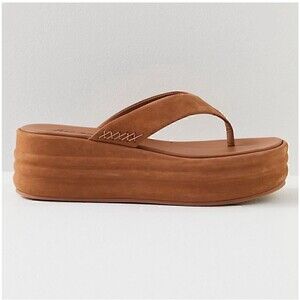 Free People “Haven” thong platform slide sandals women’s U.S. 9.5 NWOB